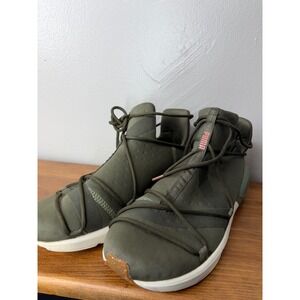 Puma Fierce Rope En Pointe Olive Green Pink Training Shoes 190136-01 Womens 8